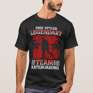 T-shirt Équipe légendaire Freestyle Skateboard