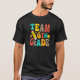 T-shirt Équipe Leopard 6e année Étudiante de 6e année Reto