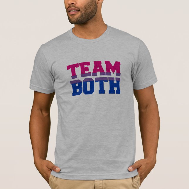 T-shirt Équipe les deux (Devant)