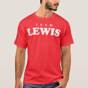 T-shirt Équipe Lewis Nom de Famille Personnalisé Mariée Ma