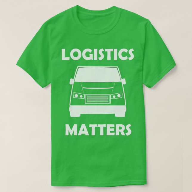 T-shirt Équipe logistique 2 (Design devant)