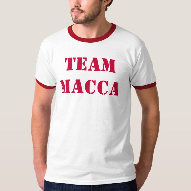 T-shirt Équipe Macca (Devant)