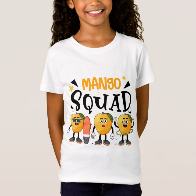 T-Shirt Équipe Mango Été Drôle Mango Amateurs de fruits Ma (Devant)
