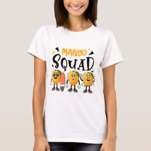 T-shirt Équipe Mango Été Drôle Mango Amateurs de fruits Ma