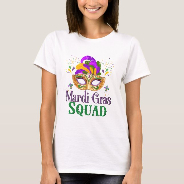 T-shirt Équipe Mardi Gras (Devant)