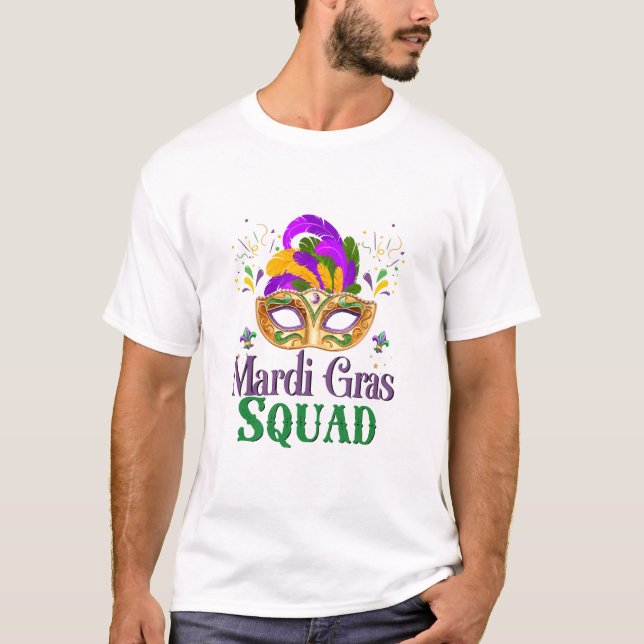 T-shirt Équipe Mardi Gras (Devant)