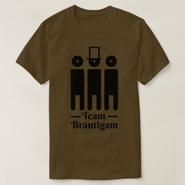 T-shirt Équipe marié 37 (Design devant)