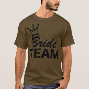 T-shirt Équipe Mariée Enterrement de Vie de Garçon, Fête d