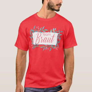 T-shirt Équipe Mariée Enterrement de Vie de Jeune Fille Ma