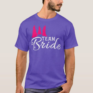 T-shirt Équipe Mariée Équipe Mariée Enterrement de Vie de