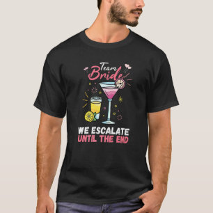 T-shirt Équipe Mariée Jga Enterrement de Vie de Jeune Fill