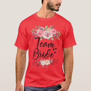 T-shirt Équipe Mariée Mariage Enterrement de Vie de Jeune