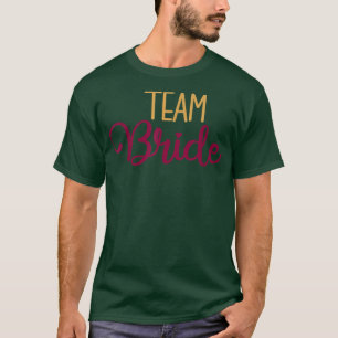 T-shirt Équipe Mariée Mariage et Enterrement de Vie de Jeu