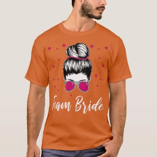 T-shirt Équipe Mariée Mariée Cool Mariée Hen Nuit 