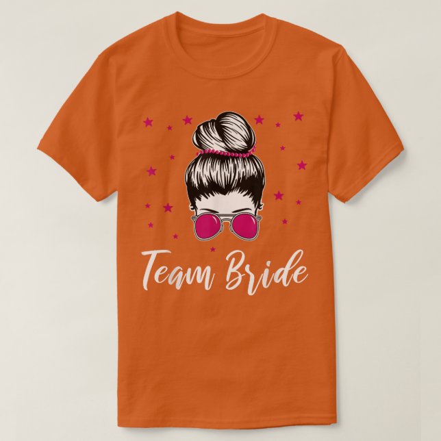T-shirt Équipe Mariée Marier Mariée Cool Mariée Soirée de  (Design devant)