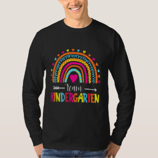 T-shirt Équipe Maternelle Enseignant Élève Arc-en-ciel