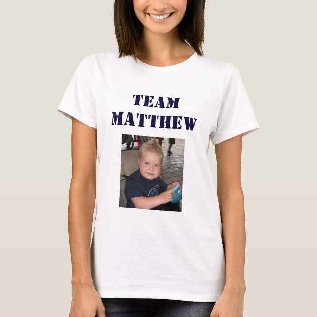 T-shirt Équipe Matthew - femelle adulte (Devant)