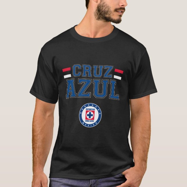 T-shirt Équipe mexicaine de football Cruz Azul Cadeau (Devant)