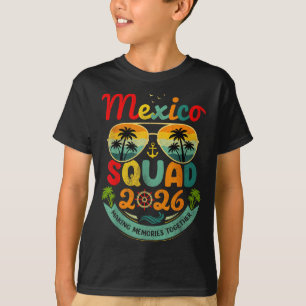 T-shirt Équipe Mexique 2026 Vacances Plage Tropicale Vinta