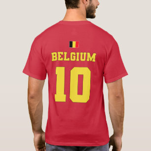 T-shirt Équipe nationale de football de Belgique #10 T-shi