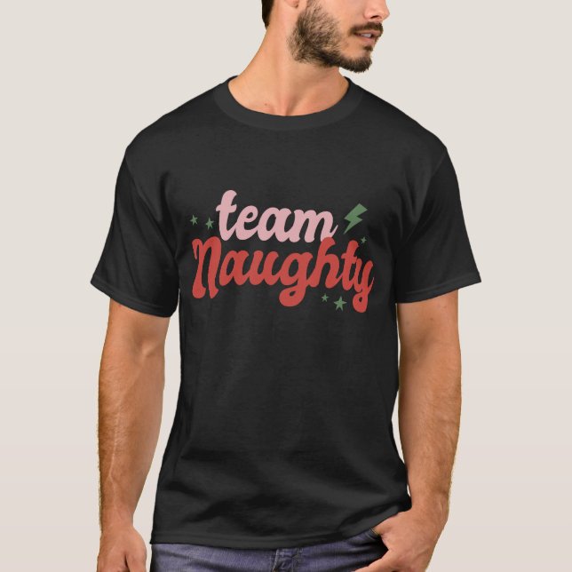 T-shirt Équipe Naughty (Devant)