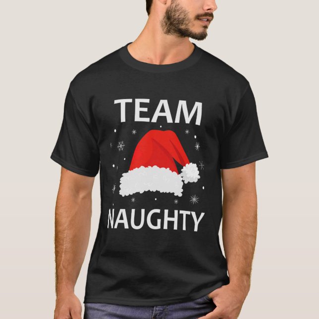 T-shirt Équipe Naughty Couple Correspondant (Devant)