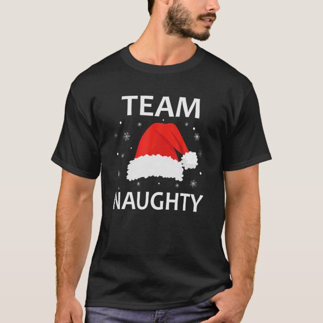 T-shirt Équipe Naughty Couple Correspondant (Devant)