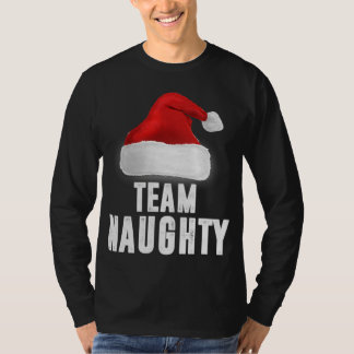 T-shirt Équipe Naughty Funny Noël Pyjama Famille Matchin