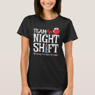 T-shirt Équipe Night Shift - Night Shift Nurft