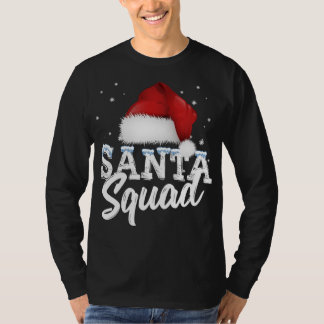 T-shirt Équipe Noël Père Noël Squad Famille Correspondant