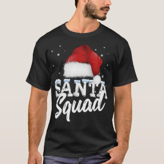 T-shirt Équipe Noël Père Noël Squad Famille Correspondant