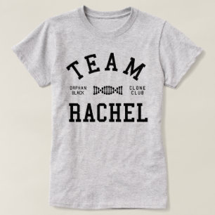 T-shirt Équipe noire orpheline Rachel