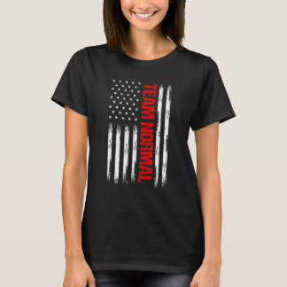 T-shirt Équipe Normale Us Drapeau Humour politique Teamnor