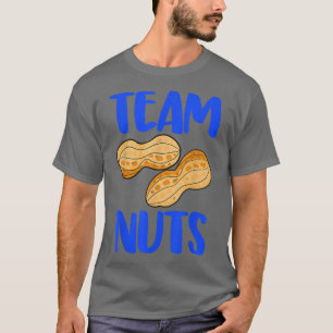 T-shirt Équipe Nuts Drôle Genre Révéler Aimer arachide 750