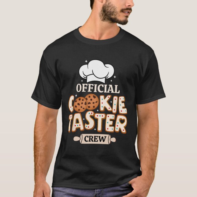T-shirt Équipe officielle de biscuits et de pâtisseries am (Devant)