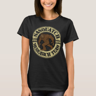 T-shirt Équipe officielle de recherche Bigfoot Sasquatch V
