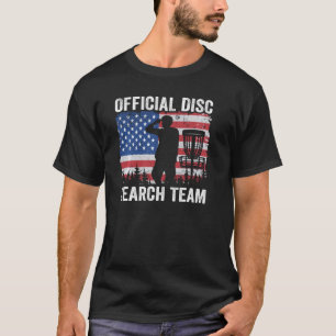 T-shirt Équipe officielle de recherche sur disque American