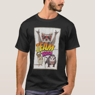 T-shirt Équipe Ordures Opossum Raton laveur Rat Animaux D