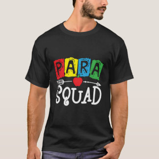 T-shirt Équipe paraprofessionnelle de l'école Para Squad
