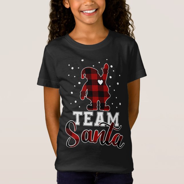T-Shirt Equipe Père Noël Buffalo a effectué des correspond (Devant)