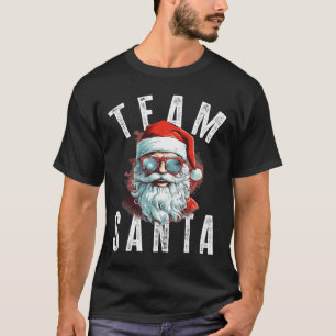 T-shirt Équipe Père Noël Noël Funny Noël Noël Noël Père No