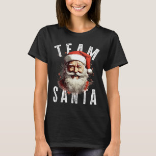 T-shirt Équipe Père Noël Noël Funny Noël Noël Noël Père No