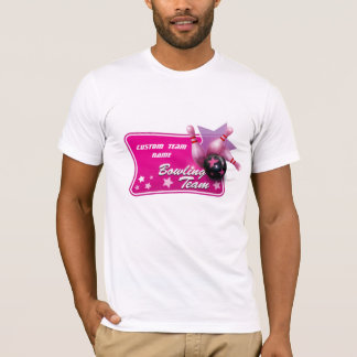 T-shirt Équipe personnalisable Girly de bowling
