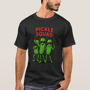 T-shirt Équipe Pickle Amoureux de Nourriture Végétalienne
