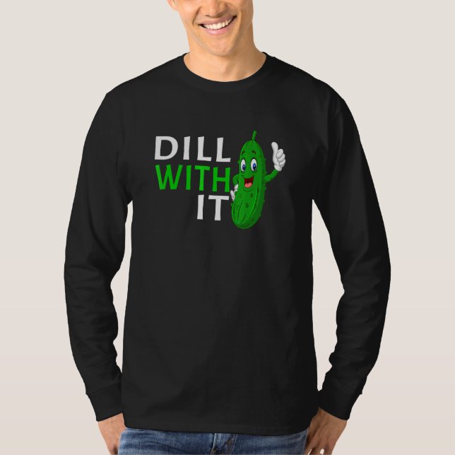 T-shirt Équipe Pickle Cornichon Avec Ça Mignon Cornichon V (Devant)