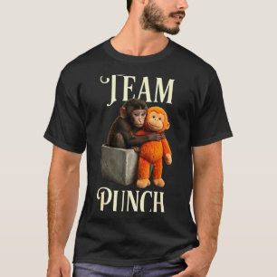 T-shirt Équipe poing japon bébé singe coup de poing