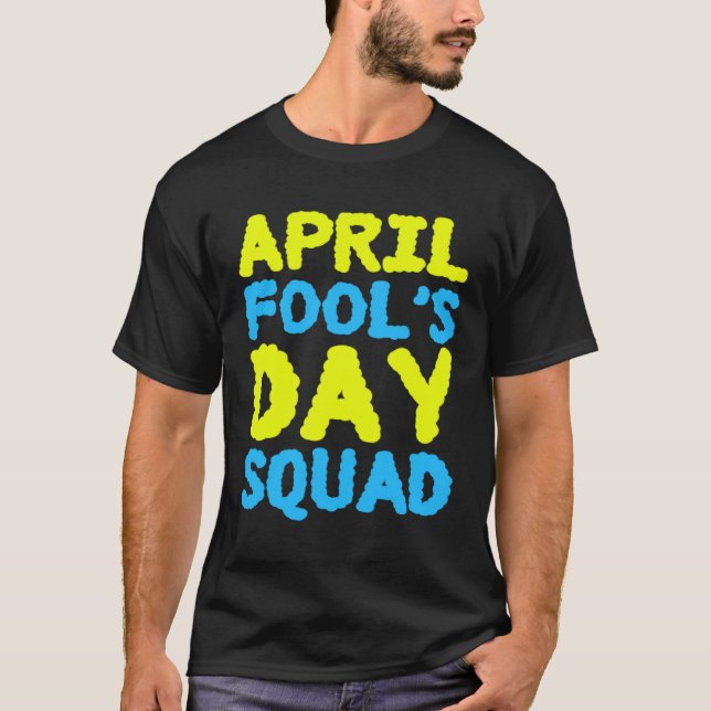 T-shirt Équipe Poisson d'Avril Blagues du 1er avril K (Devant)