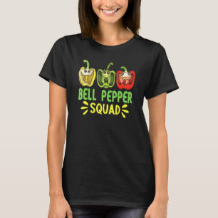 T-shirt Équipe Poivron Rouge Rieur Jardinier de Poivrons R