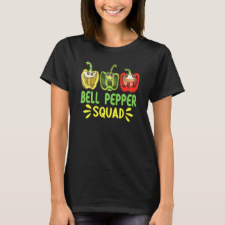 T-shirt Équipe Poivron Rouge Rieur Jardinier de Poivrons R