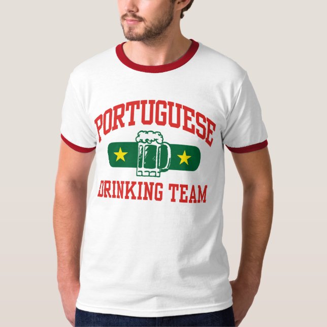 T-shirt Équipe Portugaise de Boissons (Devant)